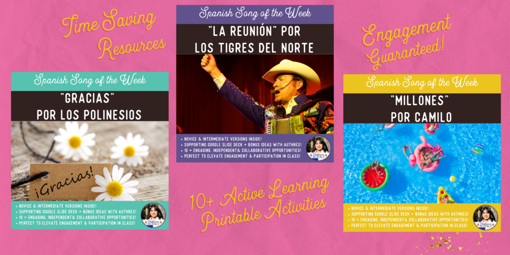 Resources Spanish songs for class