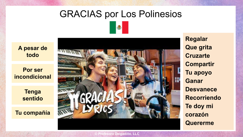 Music lesson plan Los polinesios