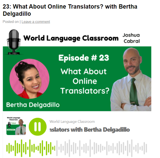 podcasts for Spanish teachers