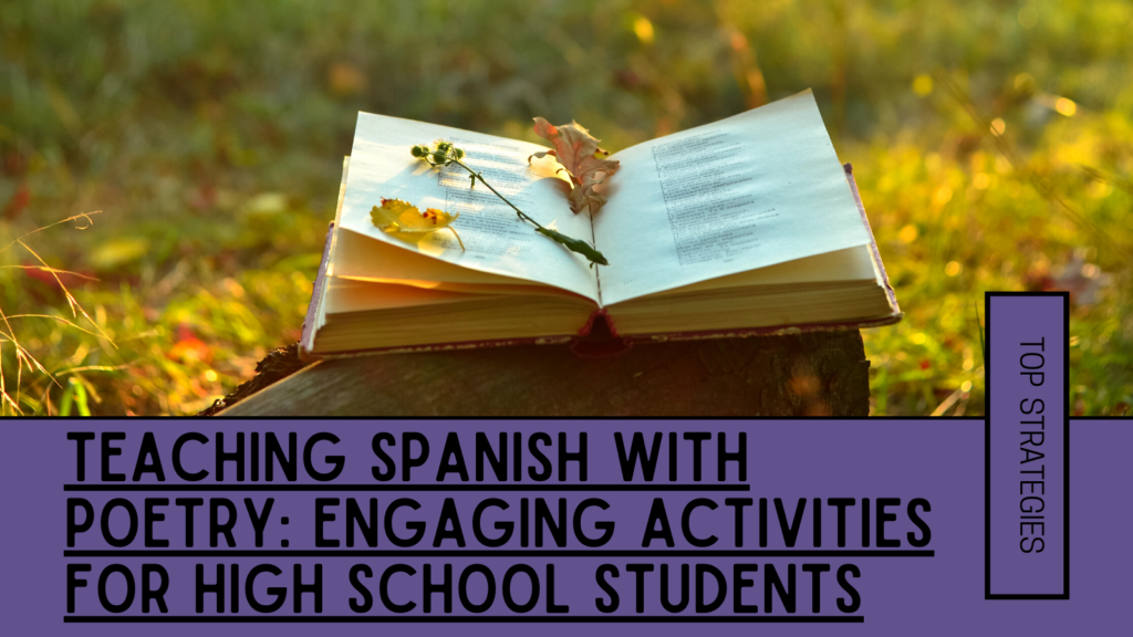 spanish assignments for high school students